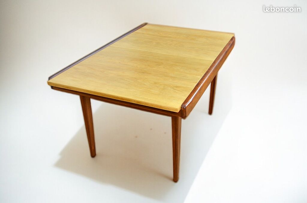 Table de Repas Bi-Ton de Gustave Gautier Édition Éros Vintage 1950 / 1960 (image 1)