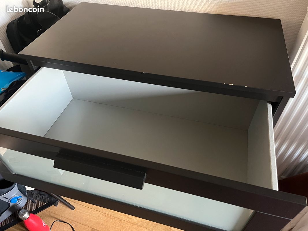 Meuble commode noir IKEA (image 5)