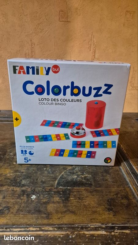 Jeu de société loto des couleurs oxybul colorbuzz (image 2)