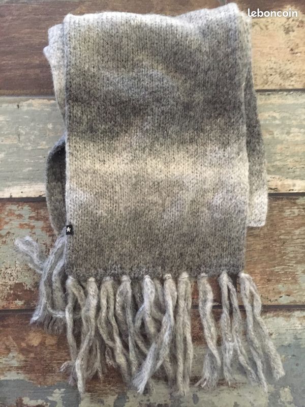 Belle écharpe Gris chiné (image 1)