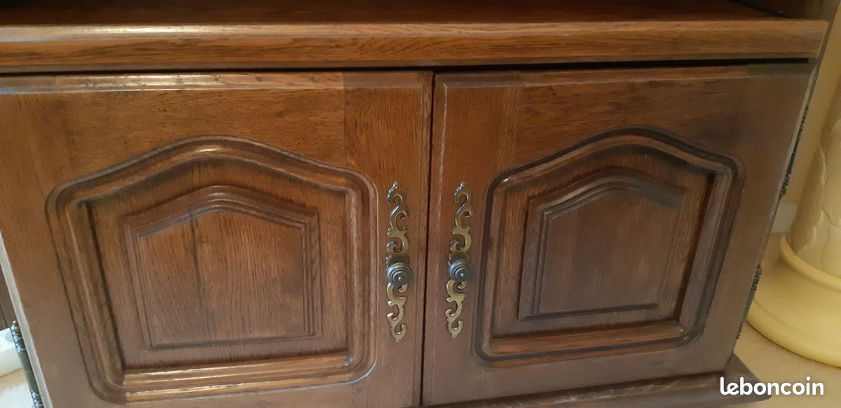 Meuble TV avec plateaux mobiles + 2 portes (image 3)