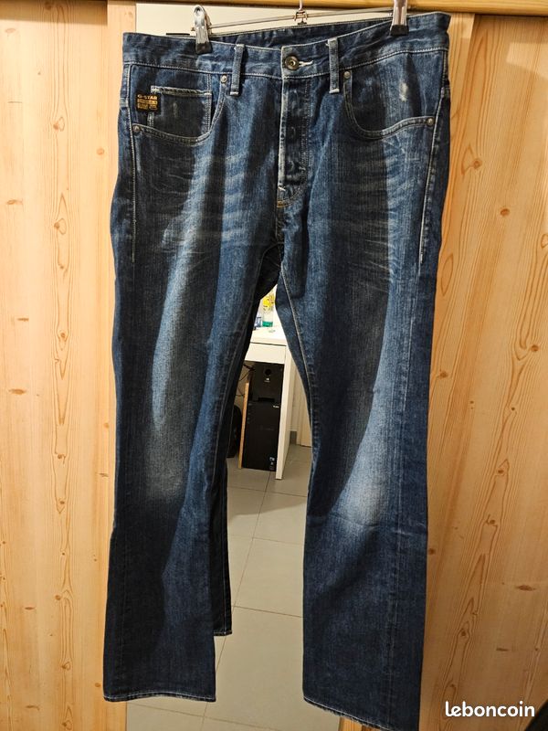 Jean G-Star Raw Cool Look - Taille 28/34 - Coupe Bootleg - Occasion Très Bon état