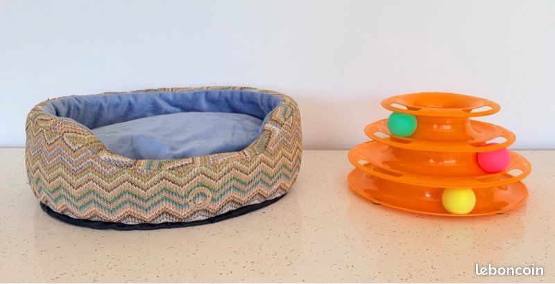 Panier Wouapy + jouet interactif pour chat / petit chien (image 1)