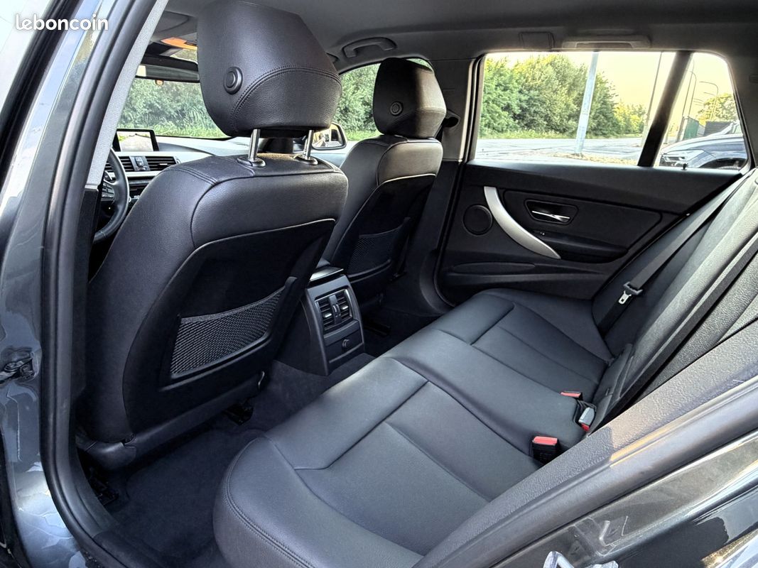 BMW SERIE 3 TOURING F31 LCI2 318d BVA8 PARFAIT ETAT/CUIR/CAMERA/FULL LED/NAVI PRO/HISTO BMW/GARANTIE (image 18)