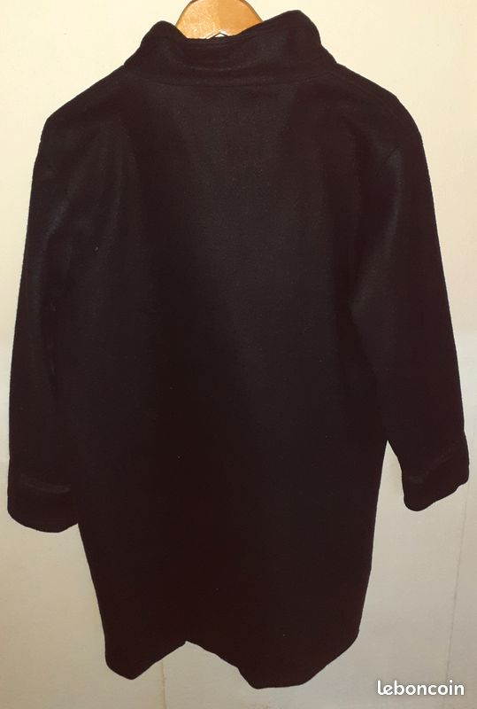 Manteau léger style polaire, noir, pour femme (image 2)