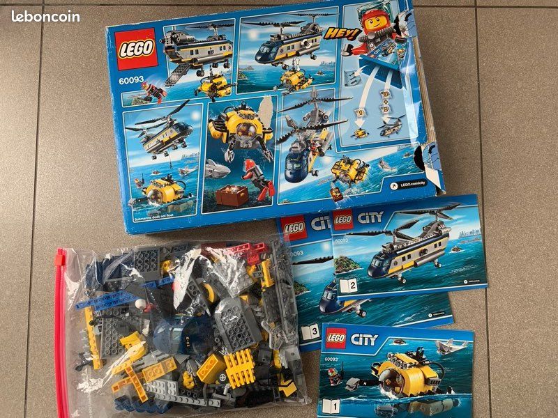 Lego city 60093 hélicoptère de haute mer Jeux Jouets