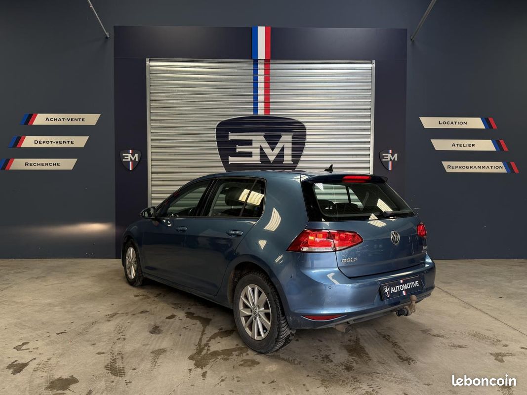 VOLKSWAGEN GOLF 1.6 TDI 105CH DSG 7 / Caméra de recul / Régulateur adaptatif / Park assit / (image 6)