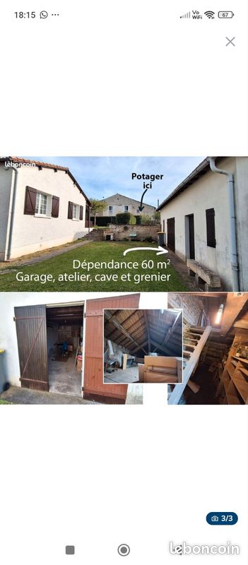 Maison 6 pièces 232 m² · à Vouillé · 232 m² · 185 000 €