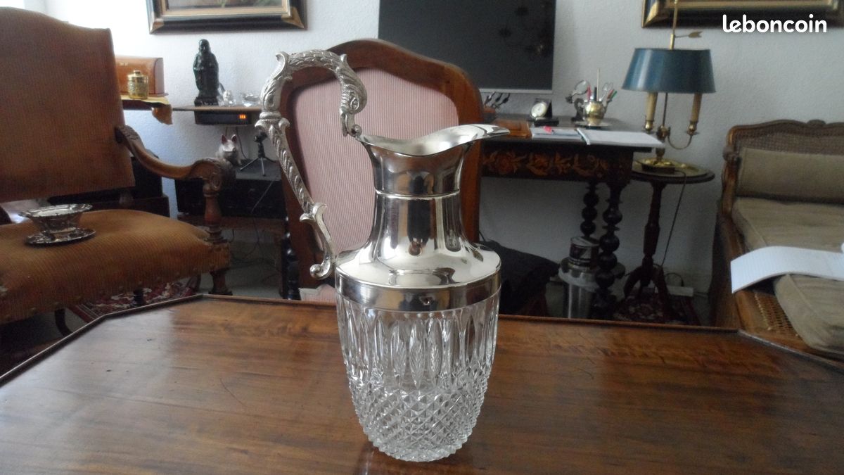 Carafe plaqué argent (image 1)