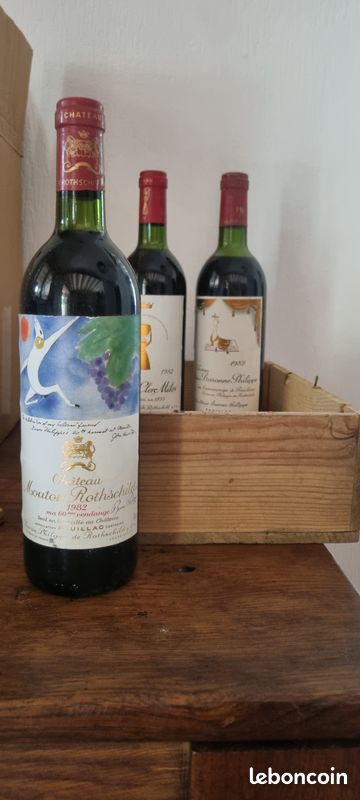 MOUTON Rothschild 1982 COFFRET CBO (image 2)