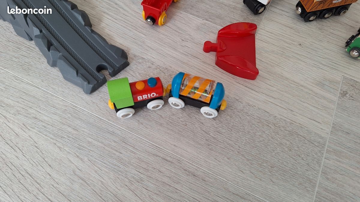 Lot train en bois BRIO (image 5)