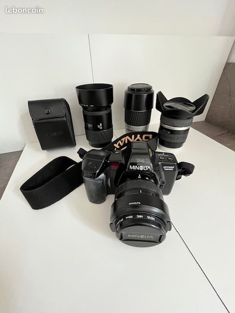 Boîtier Minolta Dynax 7000i Auto Focus – Argentique 35 Mm – Fonctionnel Sans Piles