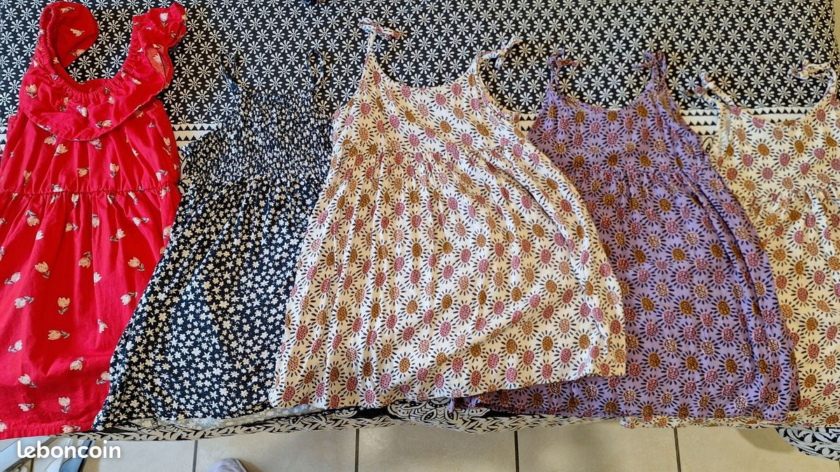 Vêtements filles 6/8 ans hiver été (image 2)