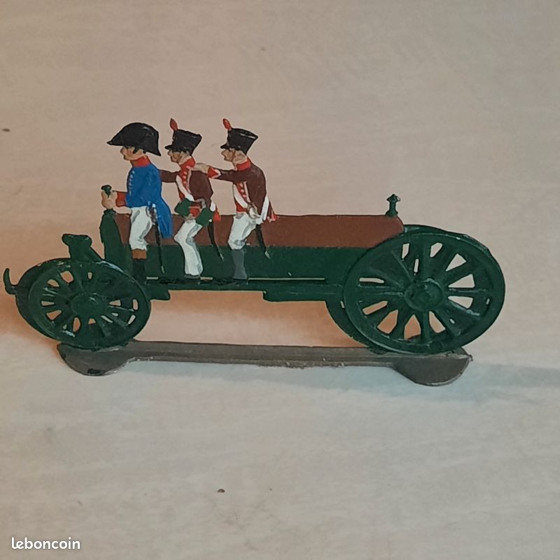 Officier Mamelucks à Cheval 1809 Sculpture Étain Signé Garde Impérial Napoléon