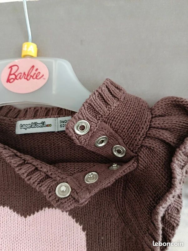 Pull bébé fille tape à l'oeil (image 3)