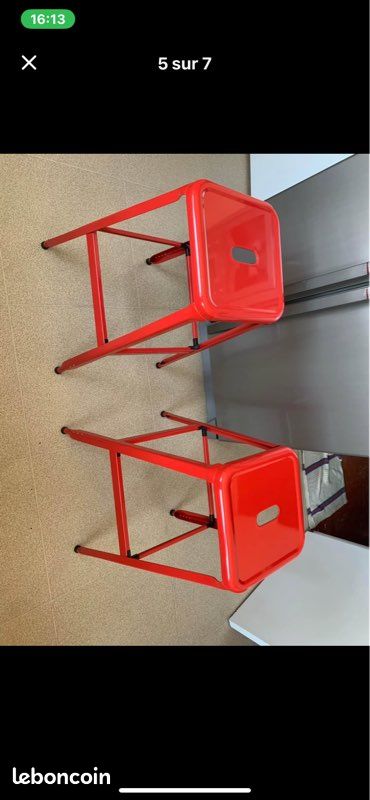 Tabouret type industriel (image 2)