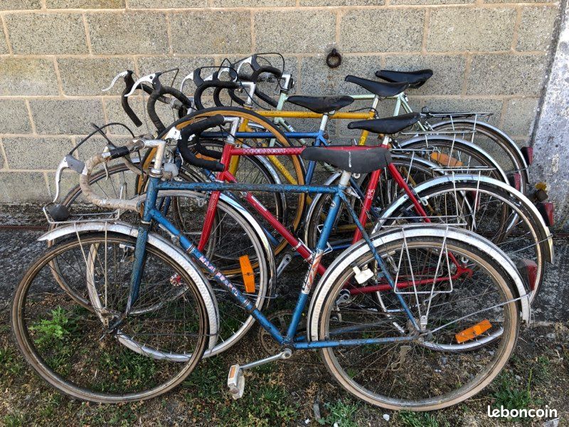 Lot de vélos de courses anciens (image 1)