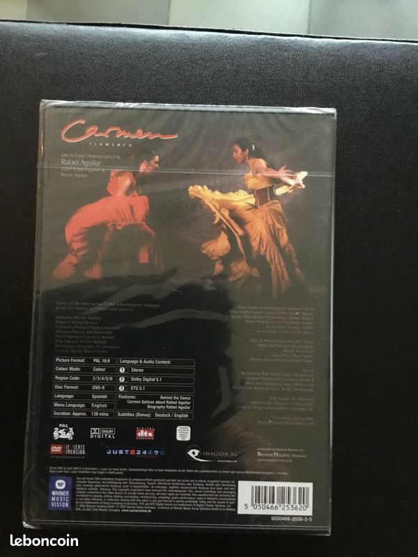 DVD Ballet Carmen neuf (image 2)