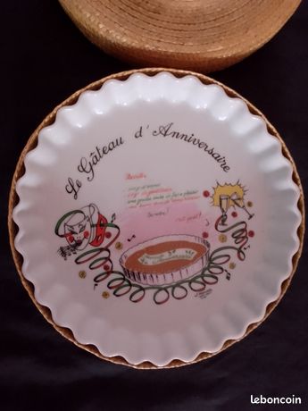 PF02 MOULE A TARTE 30CM - Porcelaine Frelon la Déco d'Anaëlle