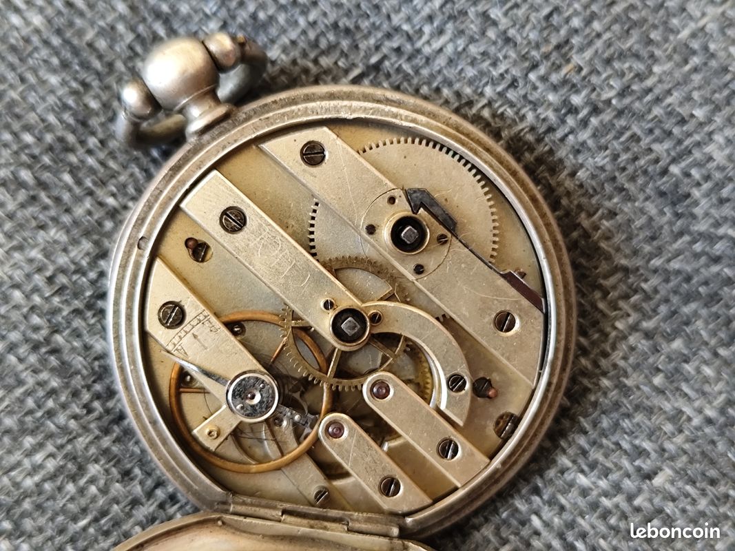 Montre de gousset argent massif 1878 (image 8)