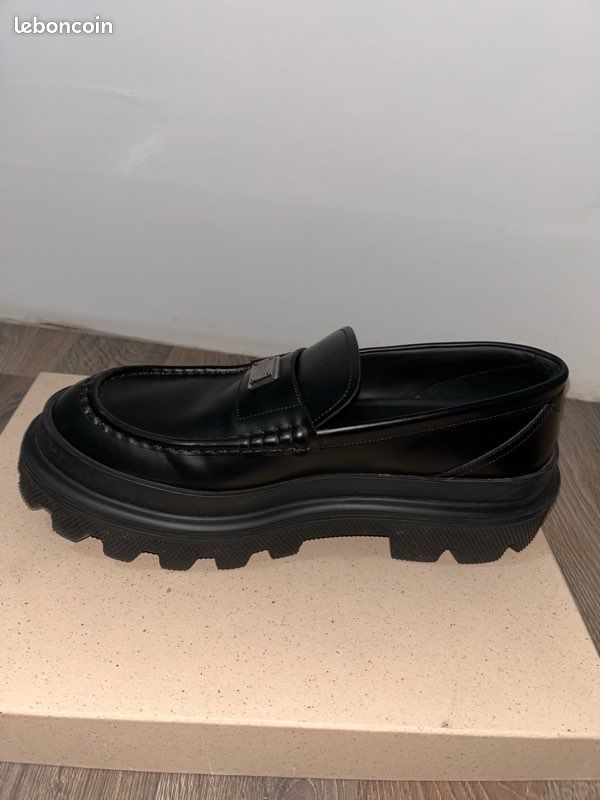 Mocassin en cuir Dolce & Gabbana – Neuf (image 1)