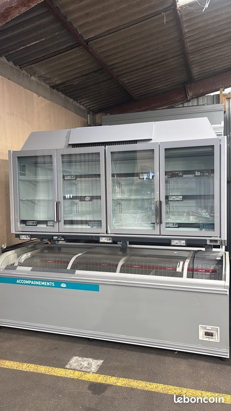 Vitrine boisson gondole Congélateur professionnel coffre coulissant bahut aht (image 5)