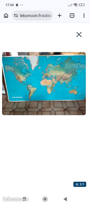 Tableau carte du monde (image 3)