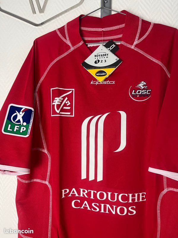 Short porté LOSC LILLE n°2 football Kipsta 2003/04 marine L collection