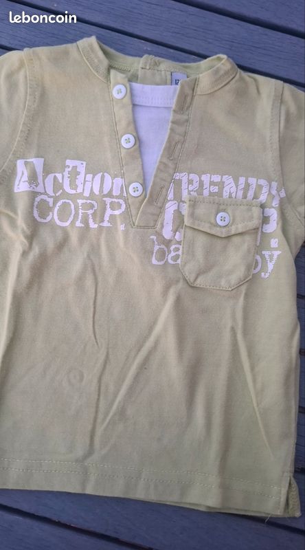 Tee-shirt. Taille 12 mois. 
2 (image 3)