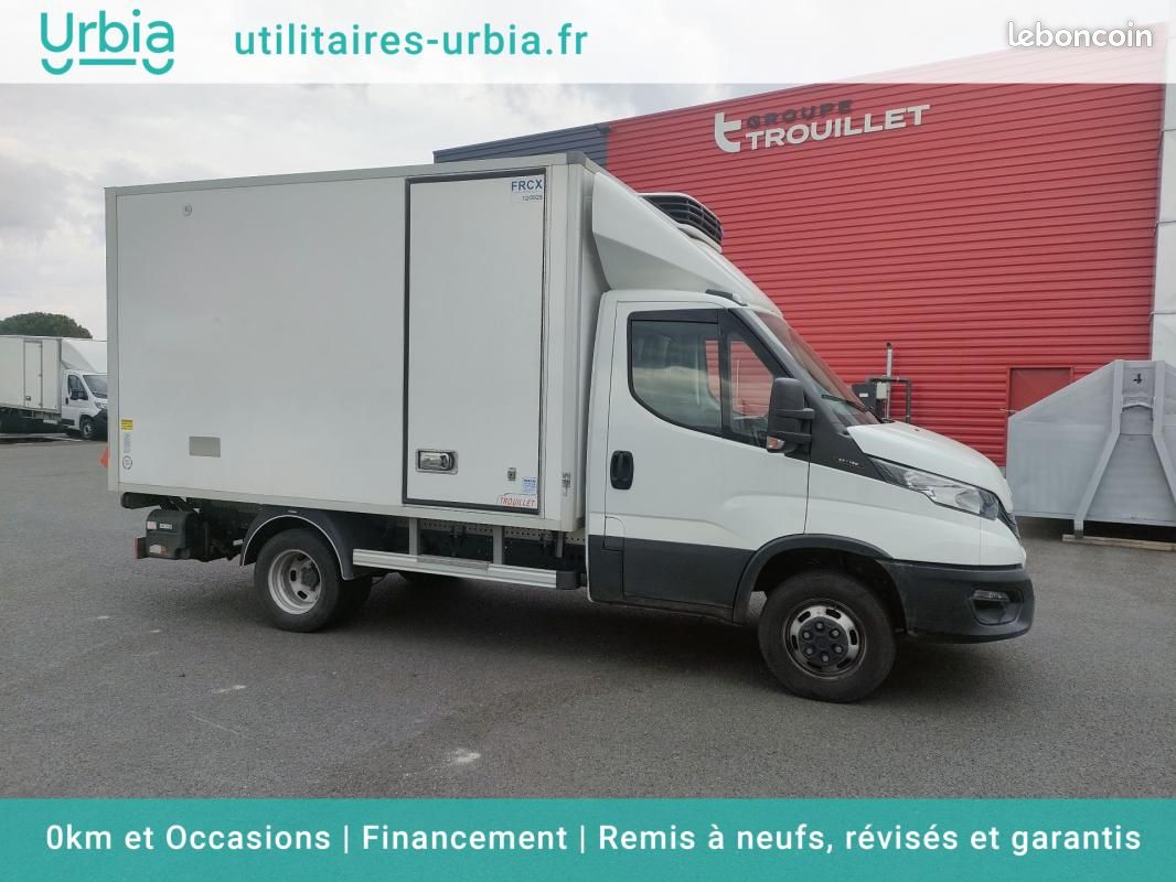 Iveco Daily CHASSIS CABINE FRIGO 12M3 160 CV ROUES JUMELEES HAYON CAISSE CAZAUX GROUPE THERMOKING... (image 1)