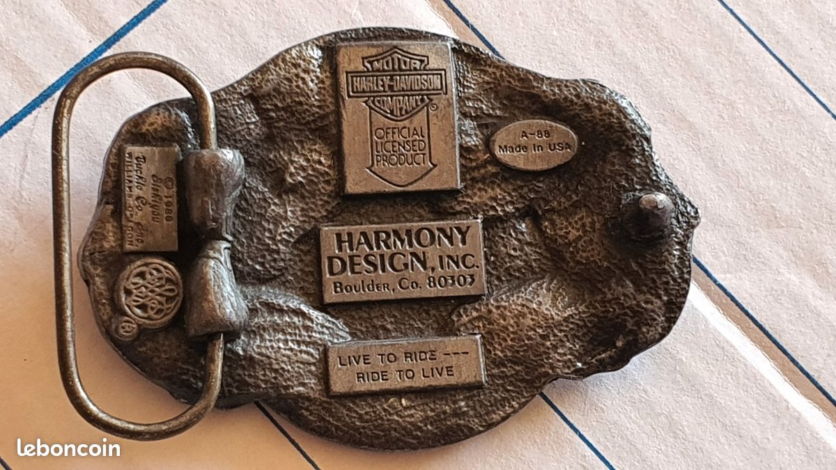 Bouclier de ceinture Harley -Davidson (image 7)