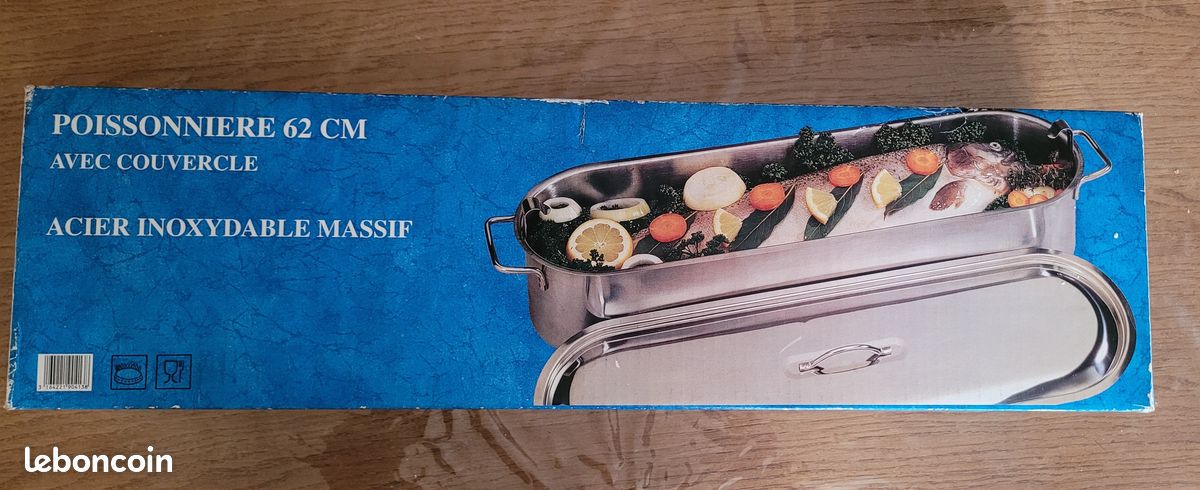Poissonnière 62 cm acier jnoxydable (image 1)