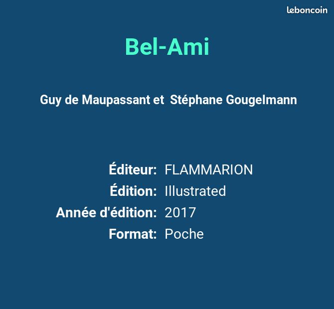 Bel-Ami - Guy de Maupassant et Stéphane Gougelmann (image 2)