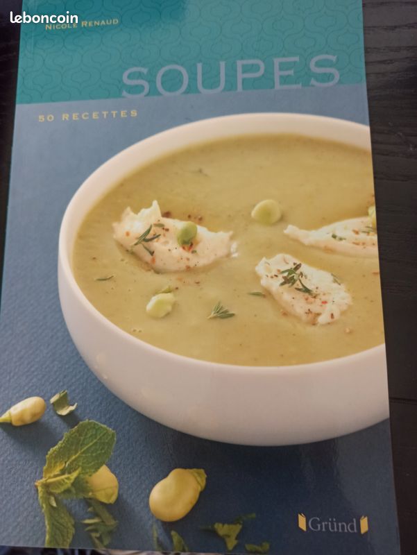 Livre de 50 recettes de Soupes de Nicole Renaud (image 1)
