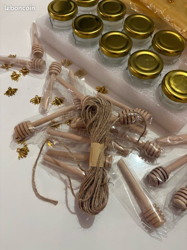 Boîte En Carton Pour 2 Ou 3 Pots à Confiture/miel - Avec Poignée Et Fenêtres, Idéale Pour Cadeaux Gourmands (25x8x9 Cm)