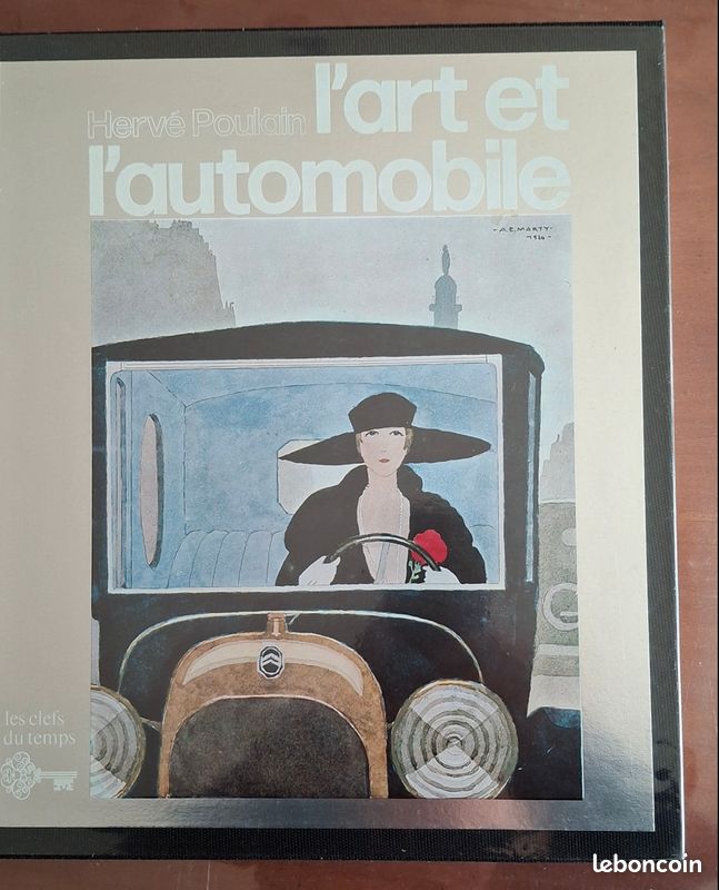 Livre l’art et l’automobile d'Hervé Poulain.
Livre strictement neuf.
1973.
Couverture rigide revetue d'une couverture transparente. 
Livré avec son étui cartonné (image 1)