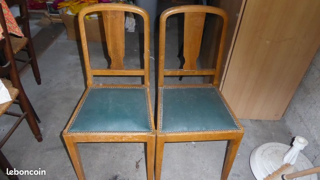 Anciennes chaises année 60-70 (image 4)