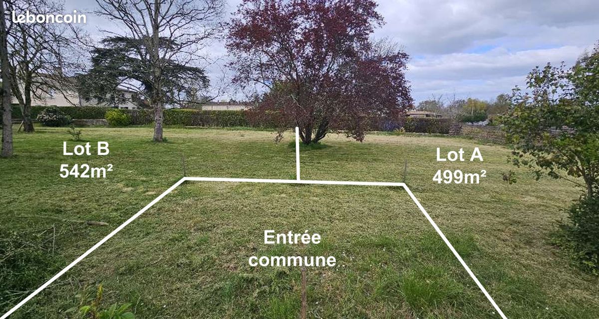 Terrain à bâtir, Galgon · 59 500 €