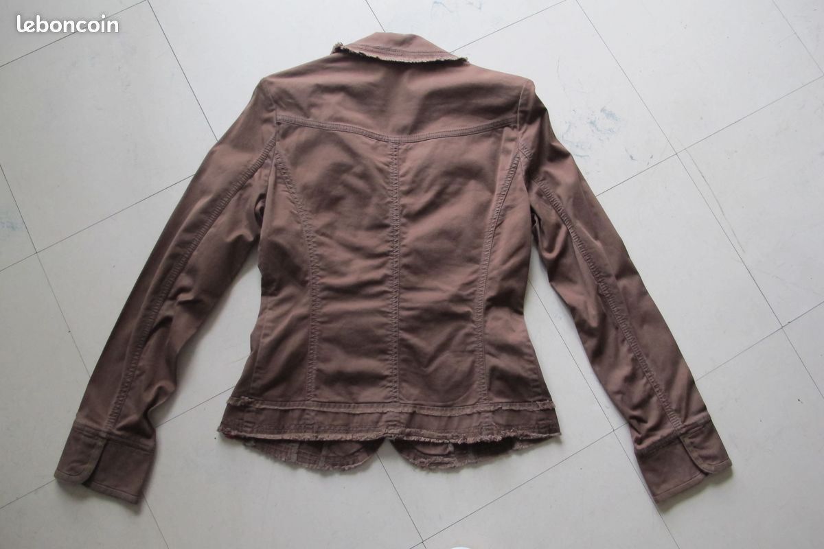 EDC Veste marron boutonnée (image 3)