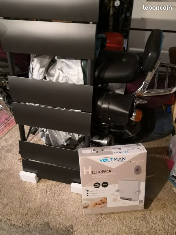 Seche serviette mixte radiateur 1000w soufflant (image 2)