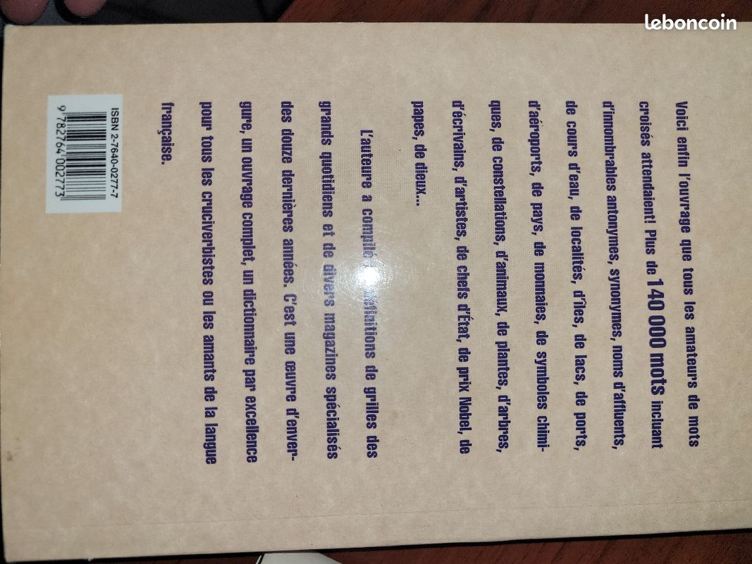 Dictionnaire des mots croisés (image 2)