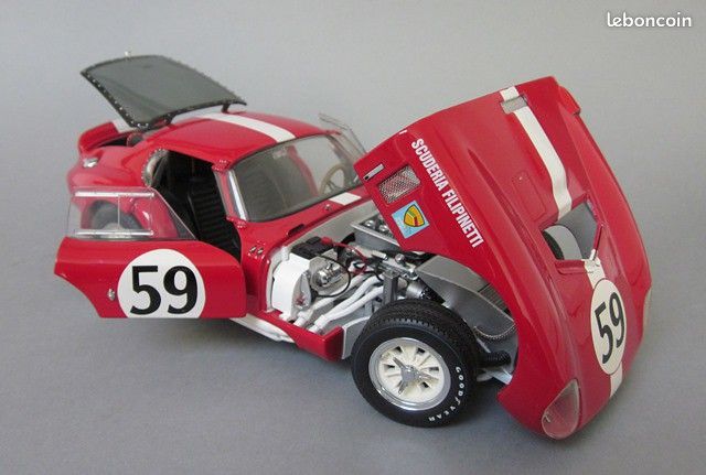 1:18 Scale Exoto 1965 Shelby Cobra Daytona #59 Filinpinetti Le Mans with Box
