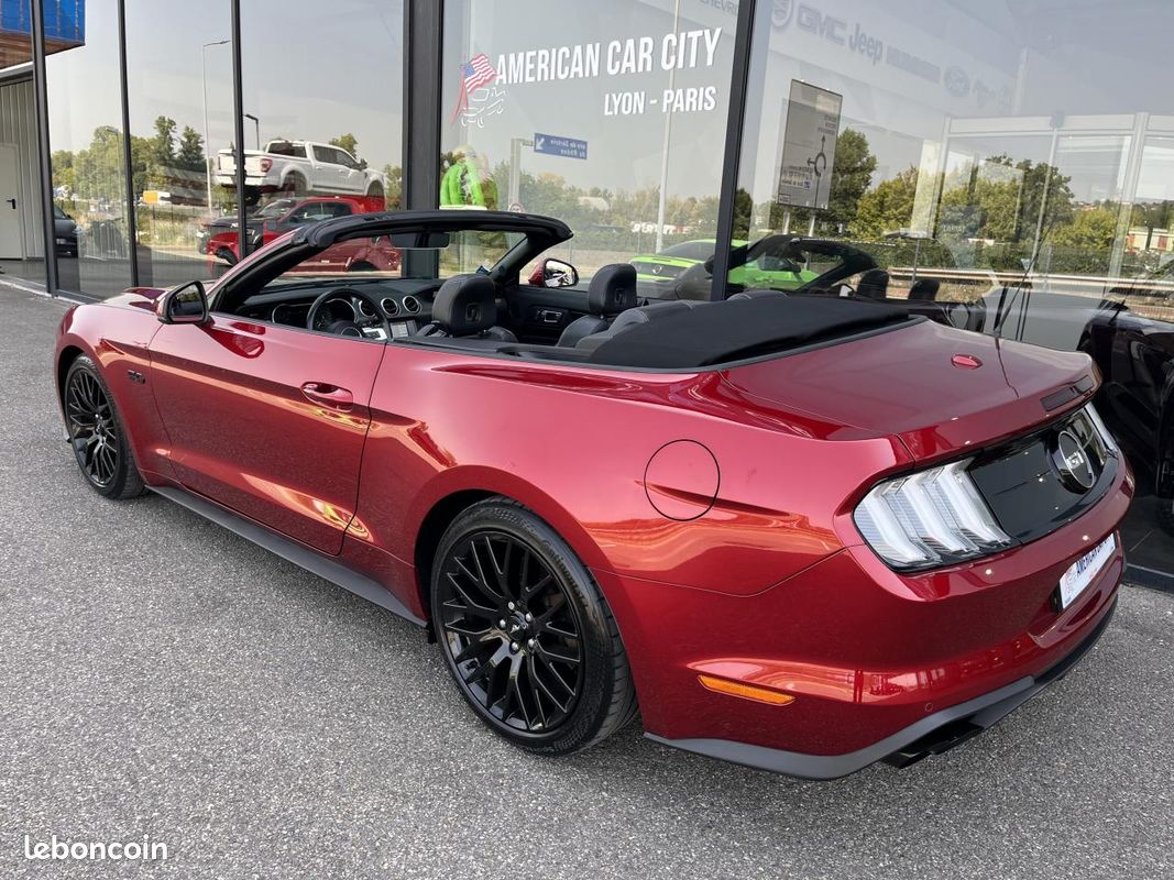 FORD MUSTANG GT CABRIOLET V8 5.0L BVA10 - Pas de Malus (image 3)