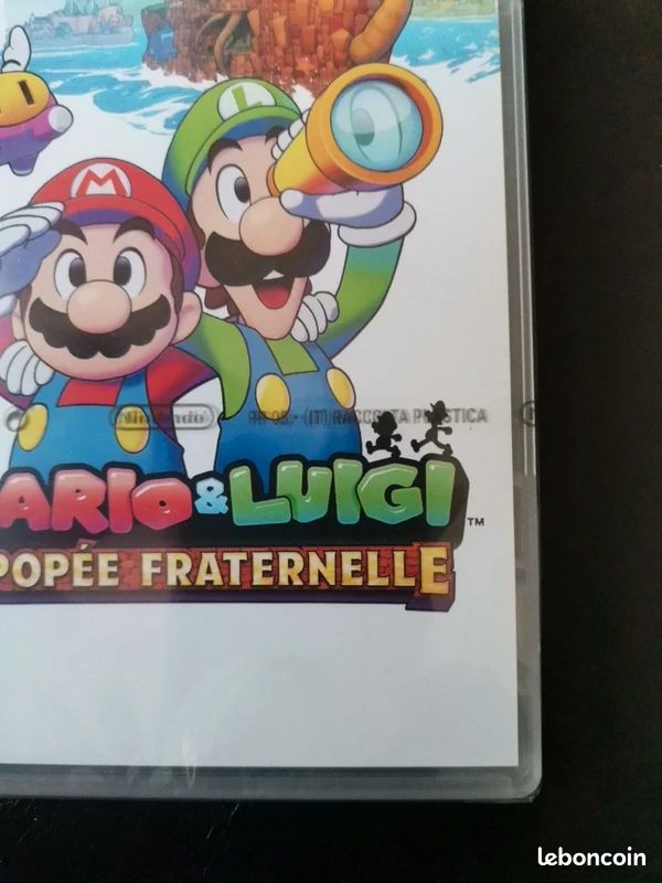Jeu Mario et Luigi l'épopée fraternelle sur Nintendo switch encore sous blister jamais ouvert (image 2)