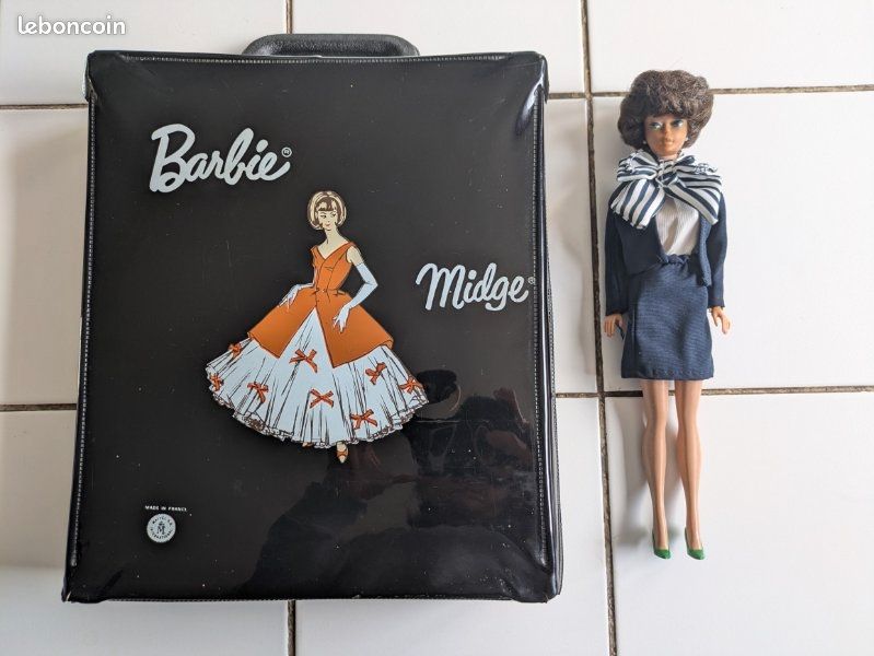Mattel - Poupée Barbie Vintage Habits Barbie&Ken,Années 60