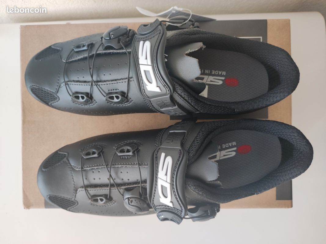 Chaussures Route SIDI GENIUS 10 Noir neuf Équipements vélos