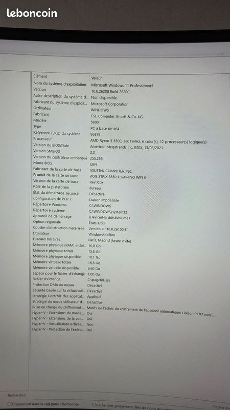 Pc gamer RTX 3070 ti + G5 odyssey (image 4)