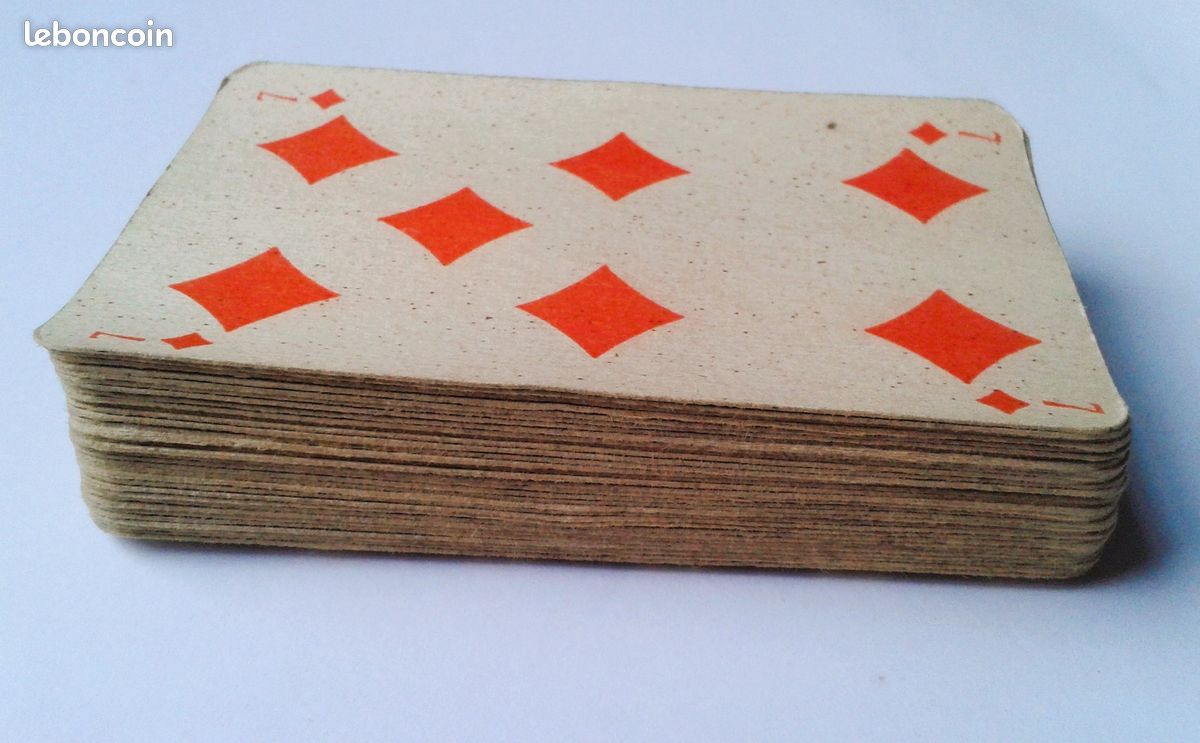 Jeu De 32 Cartes Ancien XIXe Siècle – Design Unique, Collection