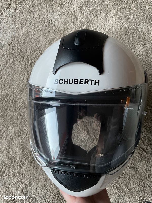 Casque moto SCHUBERTH C3 basic - Blanc 54 (image 1)