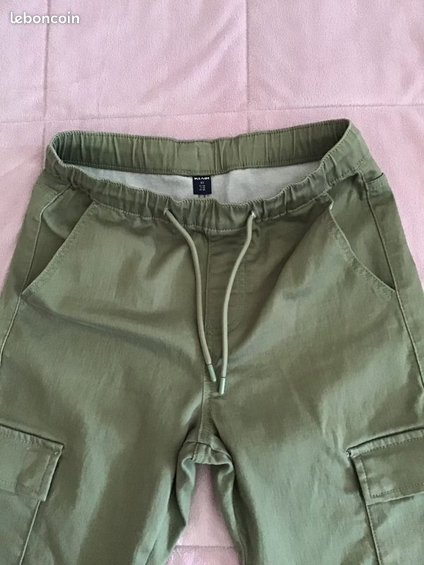 Pantalon cargo kaki garçon taille XS (image 5)